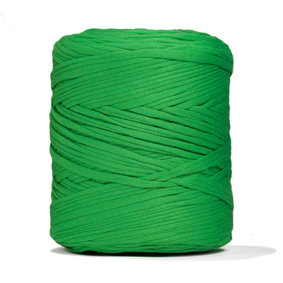 Recycled T-Shirt Fabric Yarn - Neon Green Color - Prismatic Fiber Arts