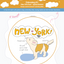 "New York!" Adorable Howling Dog Eco-Embroidery Kit (Joyful Threads / Winter Dreaming) - Prismatic Fiber Arts