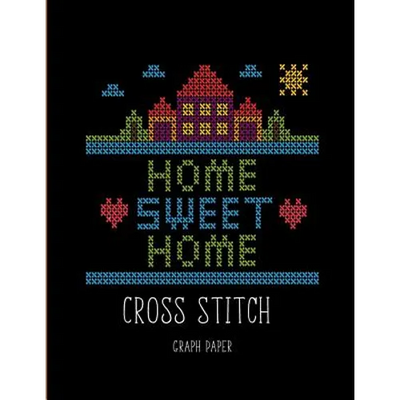 Cross Stitch Graph Paper: Beginner Cross Stitch Design- 10 Square per inch Graph Paper, Project Ideas for Kids