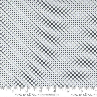 Nantucket Summer Cream Navy Sail Check Plaids 44"/45" Fabric Per Yard - Prismatic Fiber Arts