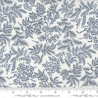 Nantucket Summer Cream Navy Sconset Landscape Nature 44"/45" Fabric Per Yard - Prismatic Fiber Arts