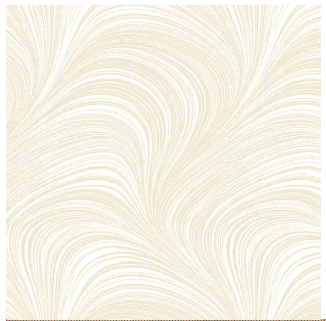 Natural Cream Color Wave Texture Flannel Wideback Fabric Per Yard - Prismatic Fiber Arts