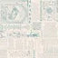 Natural Flower Patch Farmers Almanac Raindrop Wideback Fabric per yard - Prismatic Fiber Arts