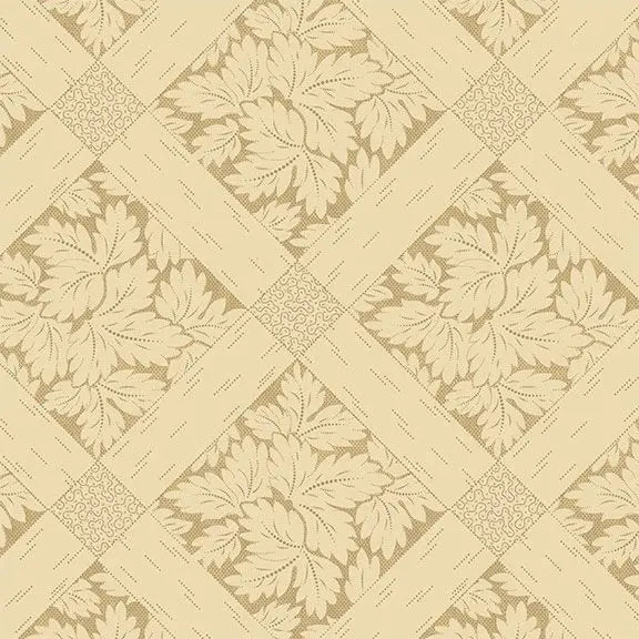 Natural Tan Vintage Charm Cotton Wideback Fabric per yard - Prismatic Fiber Arts