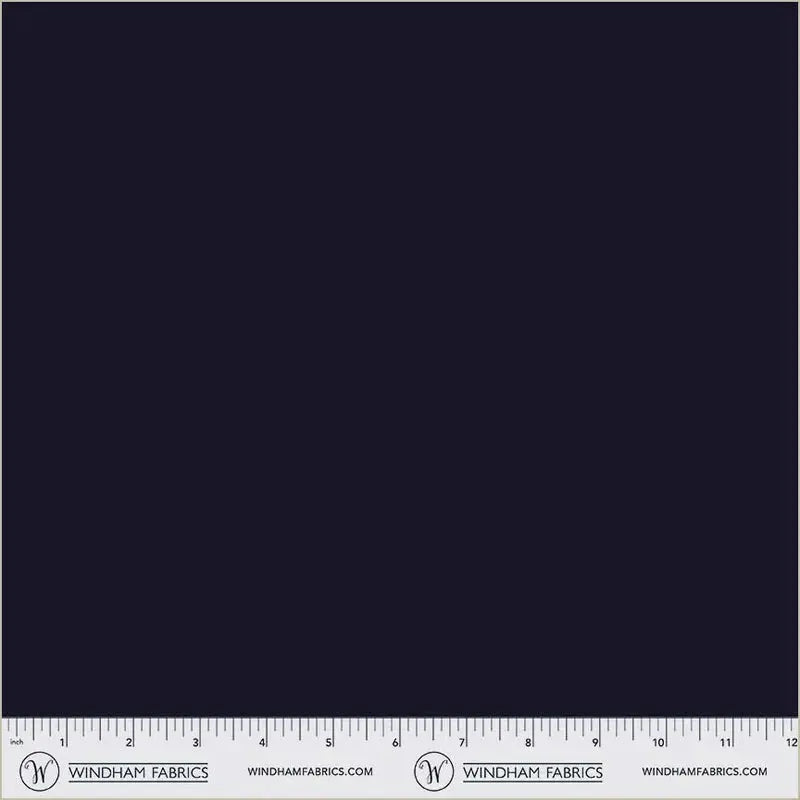 Navy Solid Whistler Studios Wideback Cotton Fabric Per Yard - Prismatic Fiber Arts