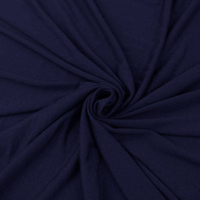 FabricLA 10 oz Cotton Spandex Jersey Knit Fabric – 4-Way Stretch | Navy - Prismatic Fiber Arts