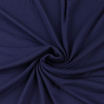 FabricLA 12oz Cotton Spandex Jersey Knit Fabric | Navy - Prismatic Fiber Arts