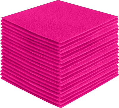 FabricLA Acrylic Felt Craft Sheet Packs – Neon Pink | Soft 100% Acrylic Felt Sheets for DIY & Crafts - Prismatic Fiber Arts