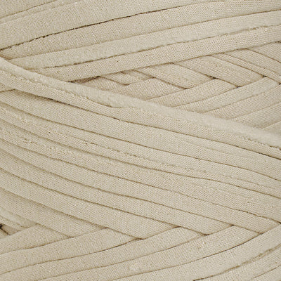 Recycled T-Shirt Fabric Yarn - Oat Color - Prismatic Fiber Arts