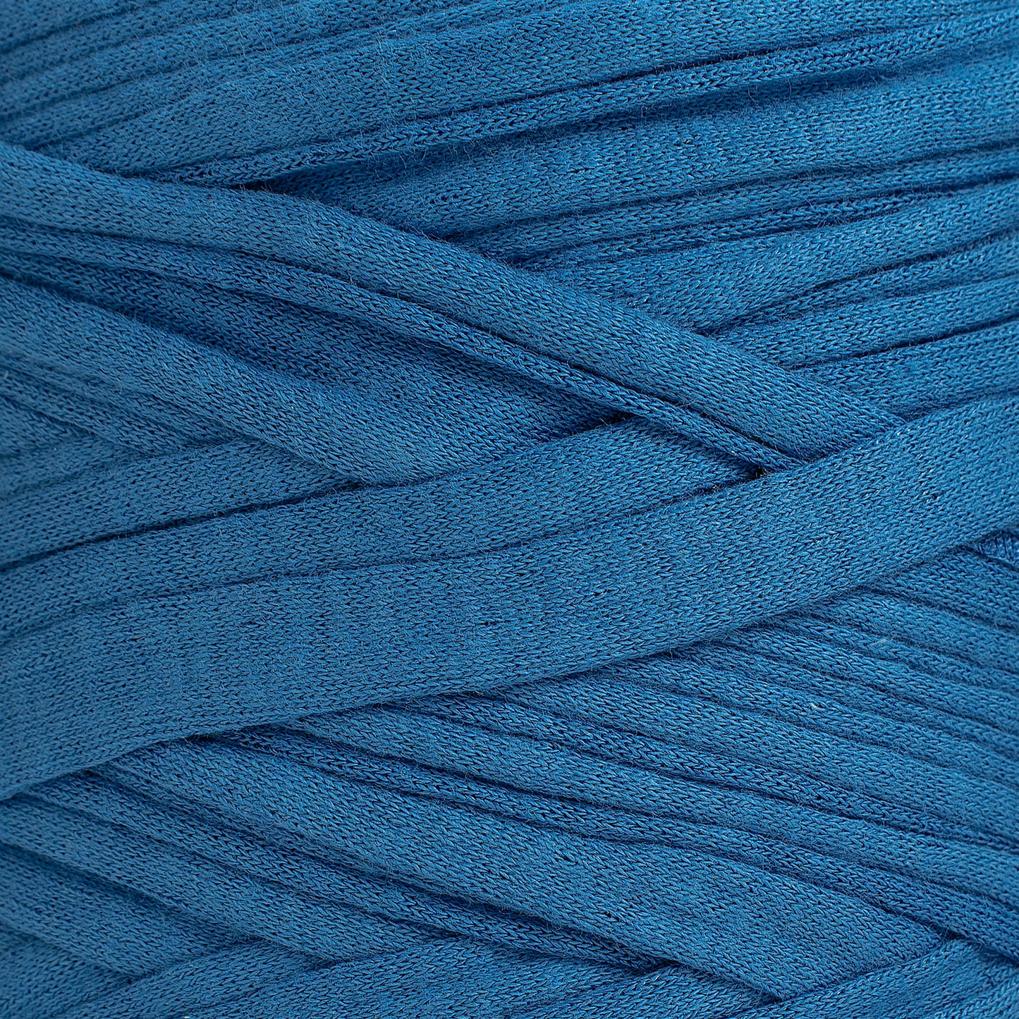 Recycled T-Shirt Fabric Yarn - Ocean Teal Color - Prismatic Fiber Arts