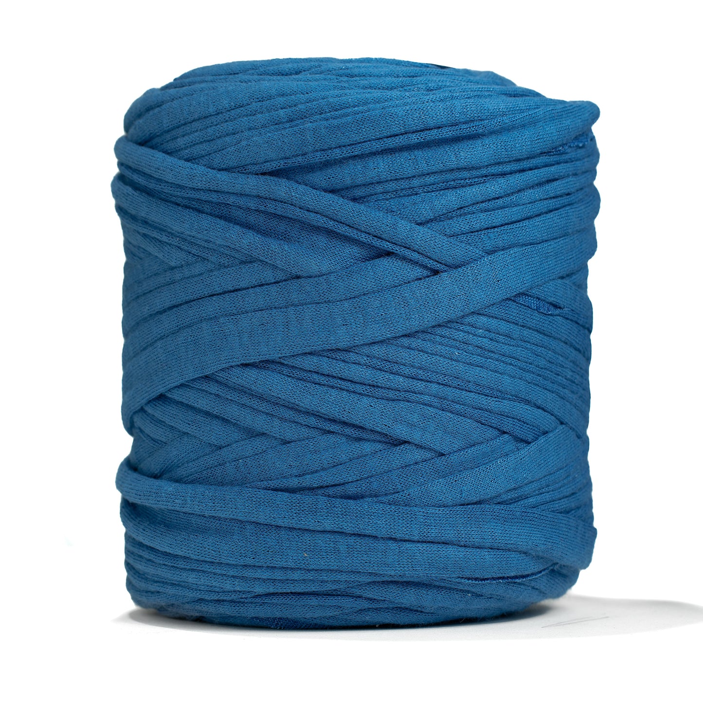 Recycled T-Shirt Fabric Yarn - Ocean Teal Color - Prismatic Fiber Arts