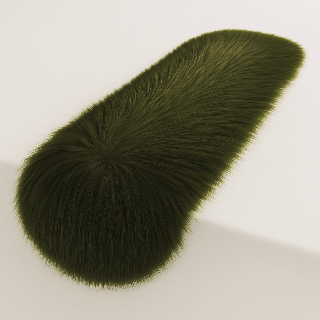 Luxurious Shaggy Faux Fur Tablecloth | Elegant Faux Fur for Dining Table by FabricLA - Prismatic Fiber Arts