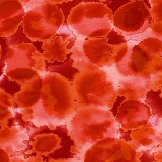 Red Opalescence Cotton Wideback Fabric per yard - Prismatic Fiber Arts