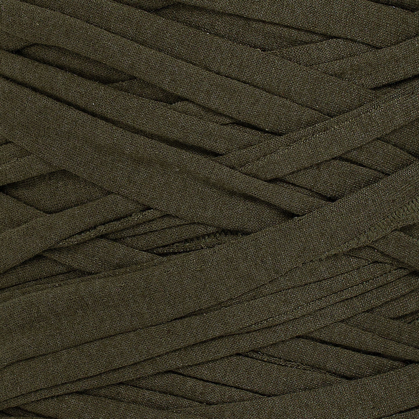 Recycled T-Shirt Fabric Yarn - Oregano Color - Prismatic Fiber Arts