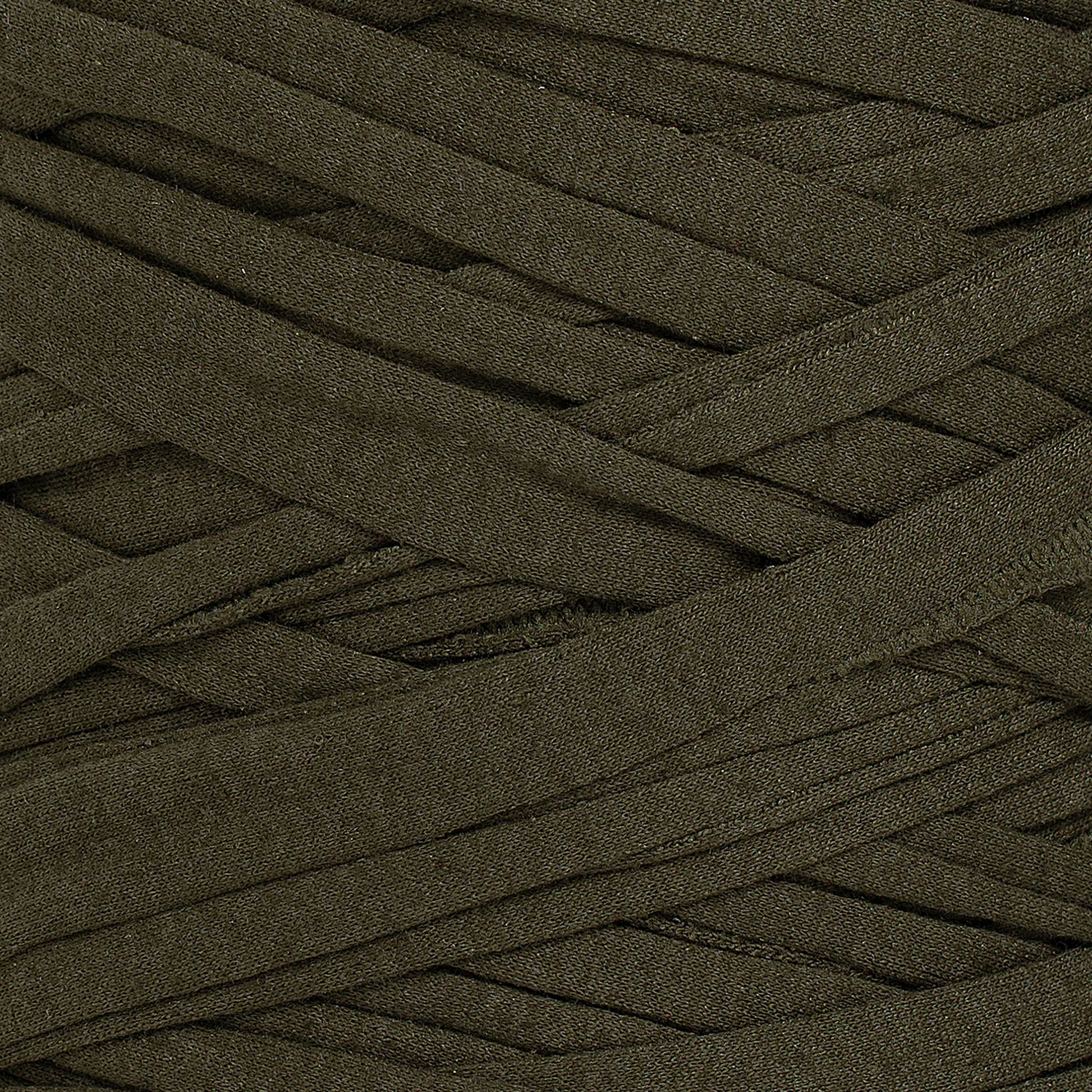 Recycled T-Shirt Fabric Yarn - Oregano Color - Prismatic Fiber Arts