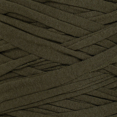 Recycled T-Shirt Fabric Yarn - Oregano Color - Prismatic Fiber Arts