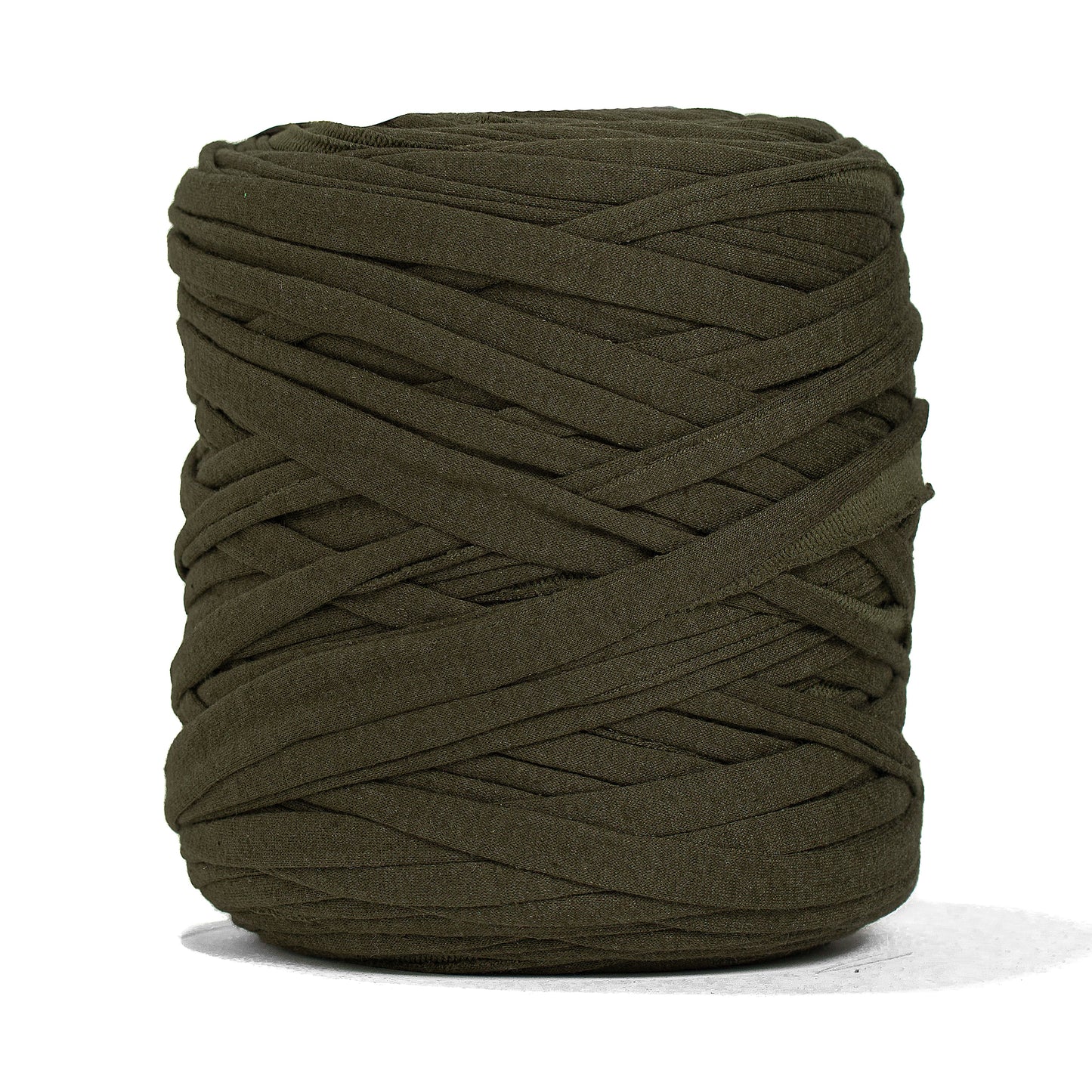 Recycled T-Shirt Fabric Yarn - Oregano Color - Prismatic Fiber Arts