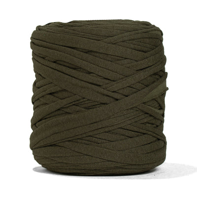 Recycled T-Shirt Fabric Yarn - Oregano Color - Prismatic Fiber Arts