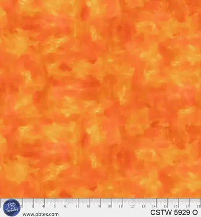 Orange Color Stories Cotton Wideback Fabric per yard - Prismatic Fiber Arts