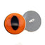 Orange Fox Sew-On Button Glass Eyes - Prismatic Fiber Arts