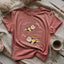 Otterly Knitting Away T-shirt - Prismatic Fiber Arts