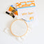 "New York!" Adorable Howling Dog Eco-Embroidery Kit (Joyful Threads / Winter Dreaming) - Prismatic Fiber Arts