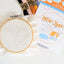 "New York!" Adorable Howling Dog Eco-Embroidery Kit (Joyful Threads / Winter Dreaming) - Prismatic Fiber Arts