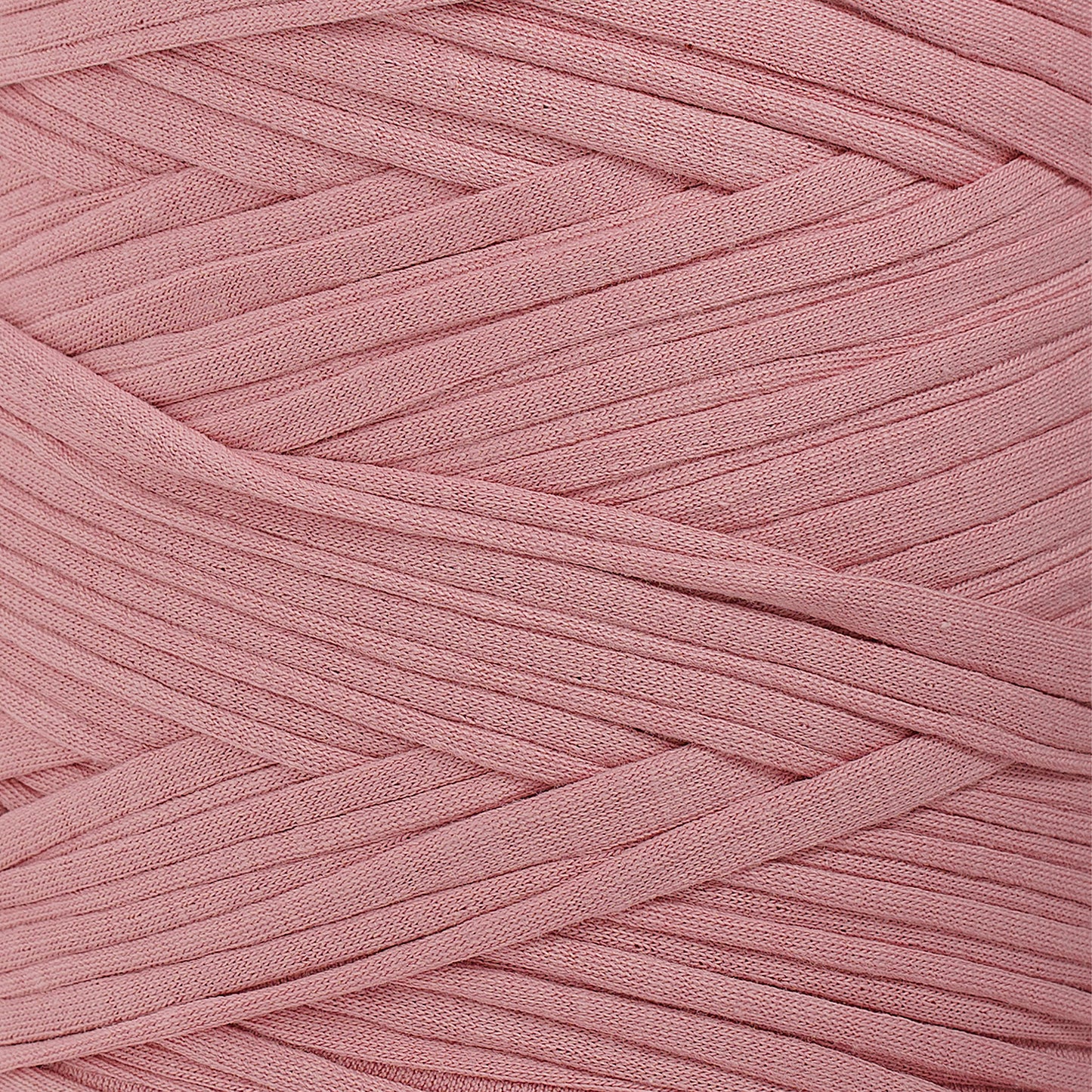 Recycled T-Shirt Fabric Yarn - Pale Pink Color - Prismatic Fiber Arts