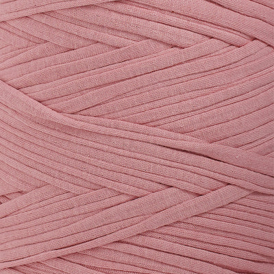 Recycled T-Shirt Fabric Yarn - Pale Pink Color - Prismatic Fiber Arts