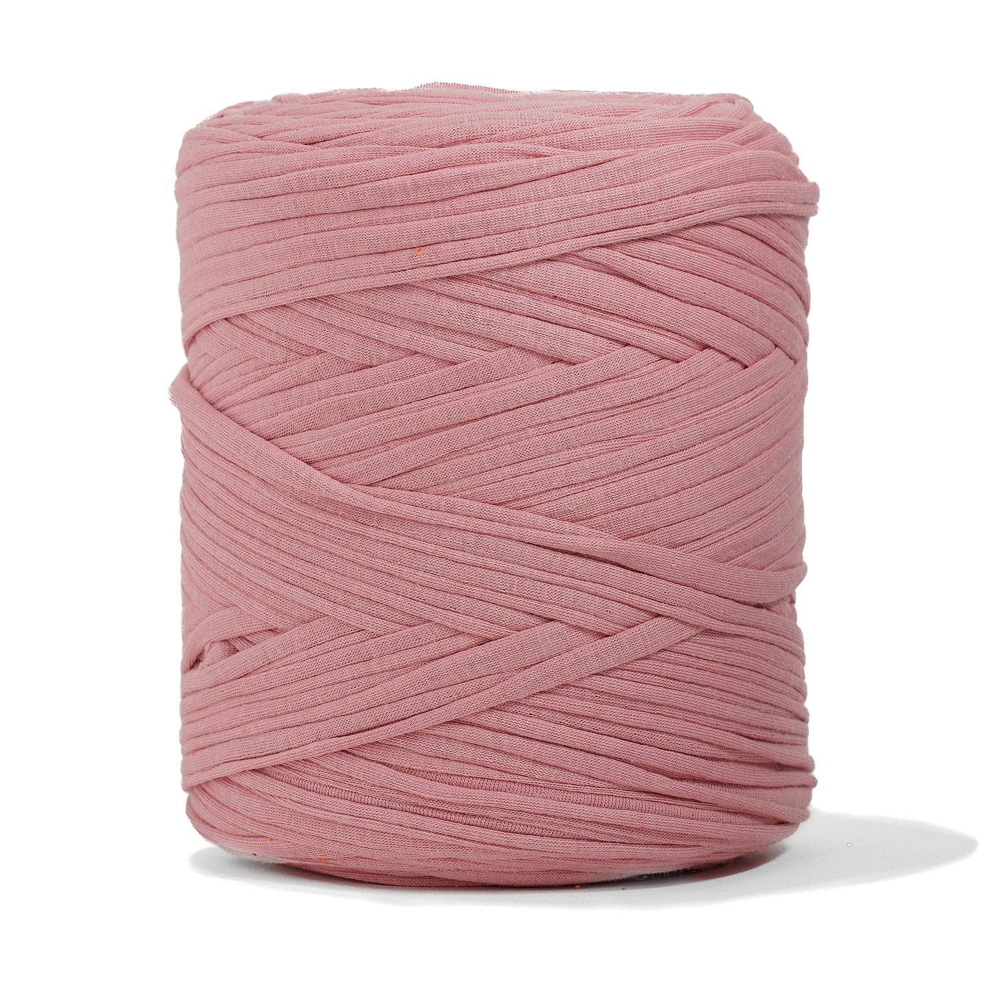 Recycled T-Shirt Fabric Yarn - Pale Pink Color - Prismatic Fiber Arts