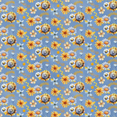 Sweet Florals Sweet As Can Bee Cotton 118" Wideback Fabric Per Yard - Prismatic Fiber Arts