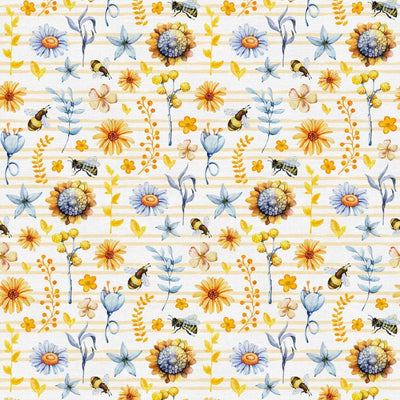 Pollination Sweet As Can Bee Cotton 118" Wideback Fabric Per Yard - Prismatic Fiber Arts