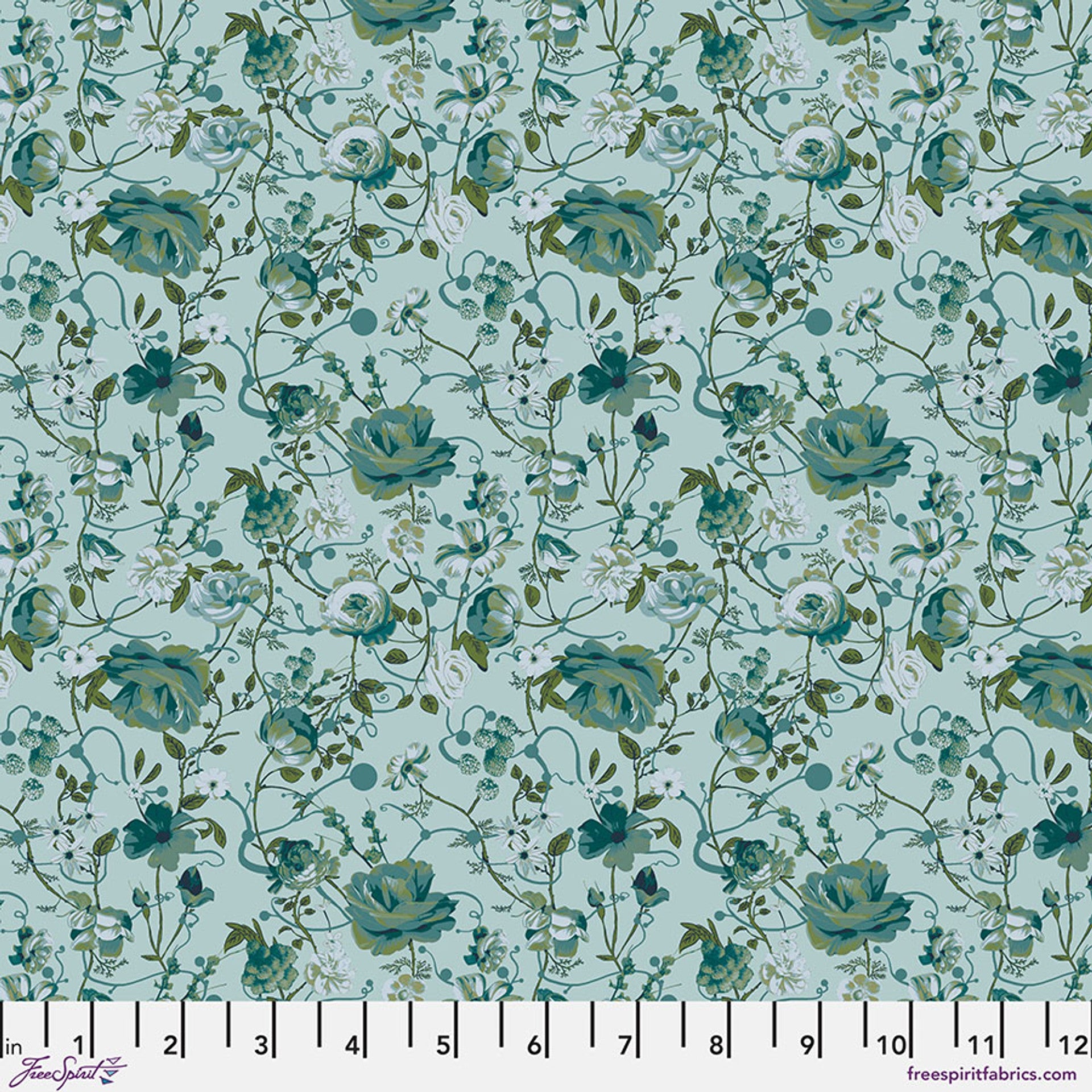 Enrapture by Giucy Giuce Entwined - Winterberry Cotton 44"/45" Fabric Per Yard - Prismatic Fiber Arts