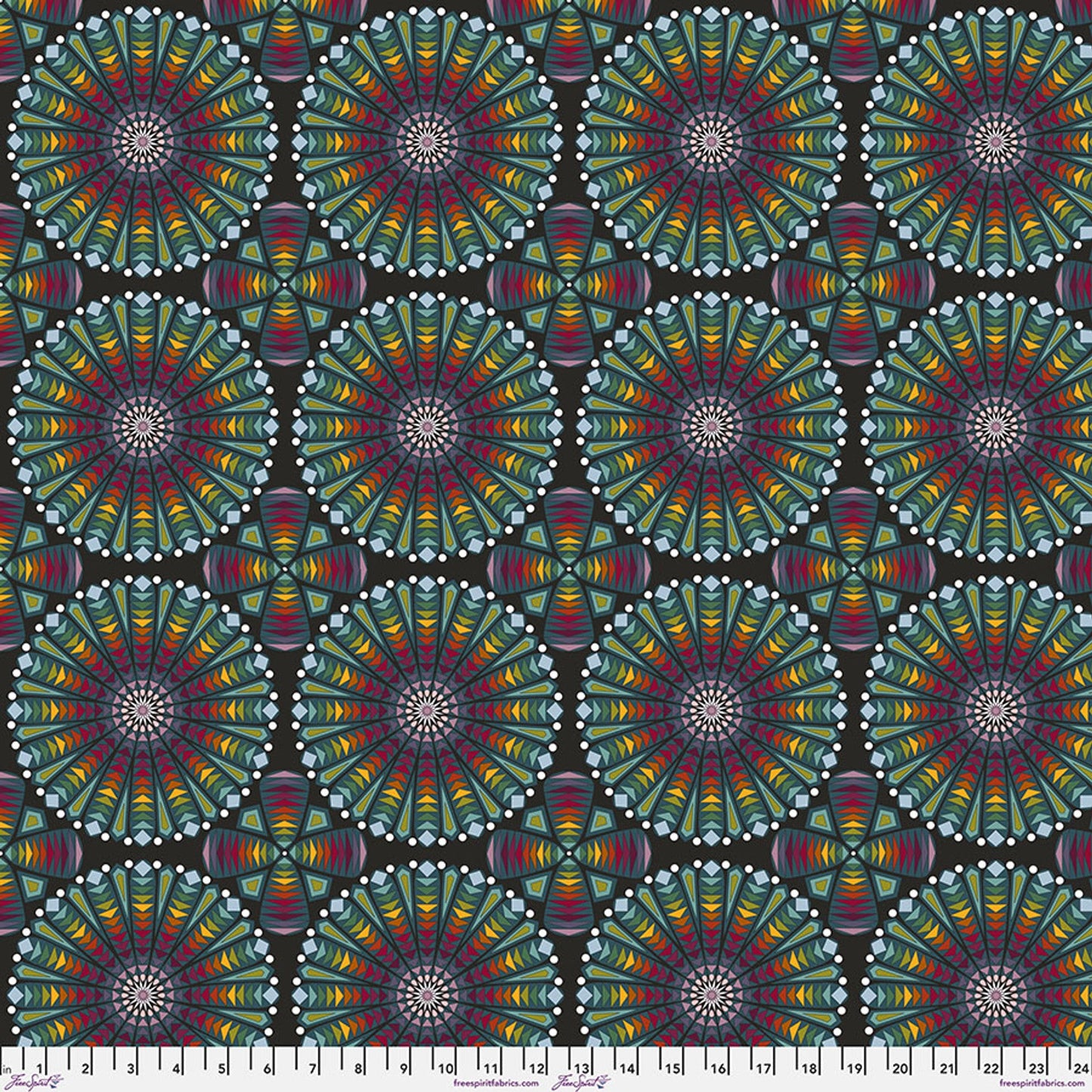 Enrapture by Giucy Giuce Stained Glass - Morning Cotton 44"/45" Fabric Per Yard - Prismatic Fiber Arts