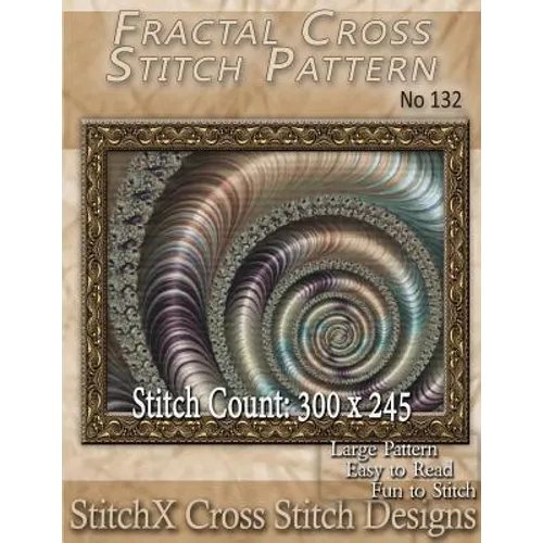 Fractal Cross Stitch Pattern - No. 132