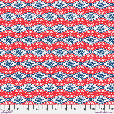 Red Maison Rouge Cotton 44"/45" Fabric Per Yard - Prismatic Fiber Arts