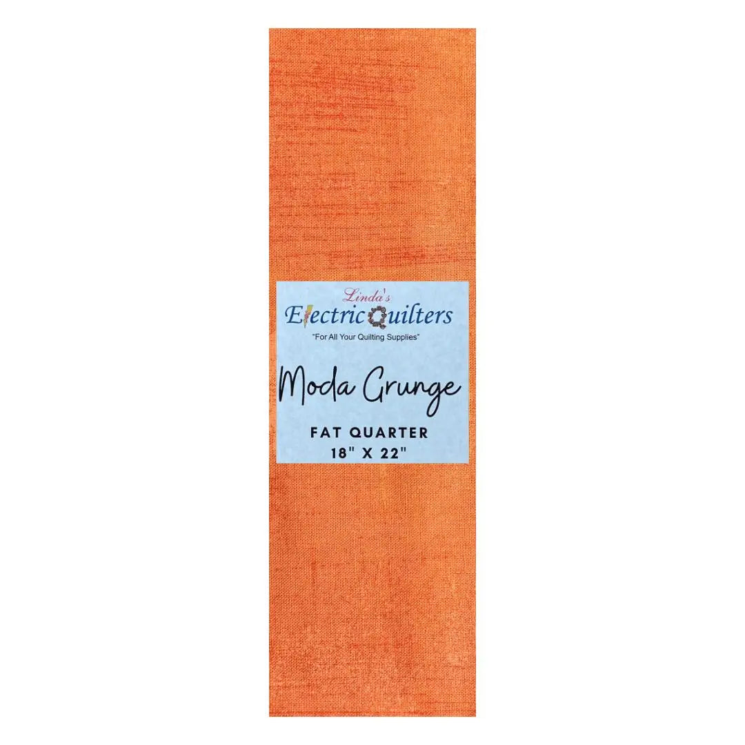 261 Papaya Moda Grunge - Fat Quarter - Prismatic Fiber Arts