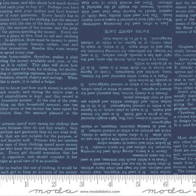 Paper Hamlet Midnight Book Pages Cotton 44"/45" Fabric Per Yard - Prismatic Fiber Arts