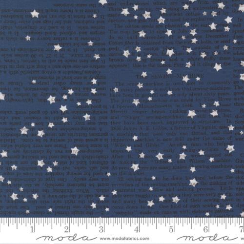 Paper Hamlet Midnight Stars Cotton 44"/45" Fabric Per Yard - Prismatic Fiber Arts