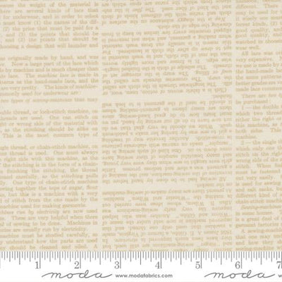 Paper Hamlet Paper Book Pages Cotton 44"/45" Fabric Per Yard - Prismatic Fiber Arts