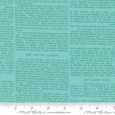 Paper Hamlet Sky Book Pages Cotton 44"/45" Fabric Per Yard - Prismatic Fiber Arts
