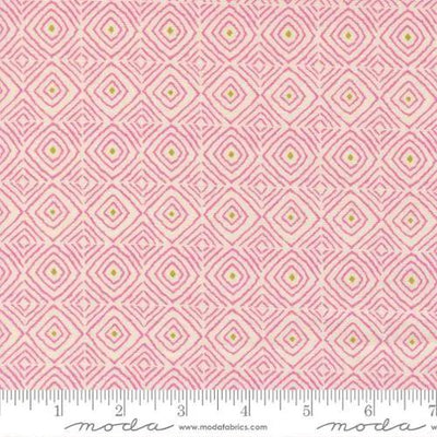 Parlor Diamonds Cream Cotton 44"/45" Fabric Per Yard - Prismatic Fiber Arts