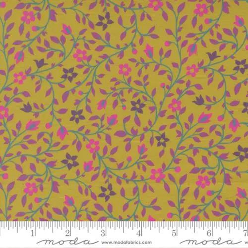 Parlor Serenity Pesto Cotton 44"/45" Fabric Per Yard - Prismatic Fiber Arts