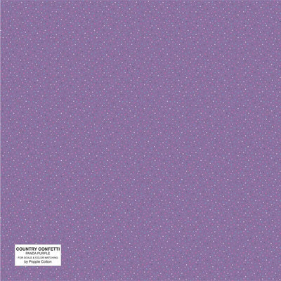 Party Panda Purple Cotton 44"/45" Fabric Per Yard - Prismatic Fiber Arts