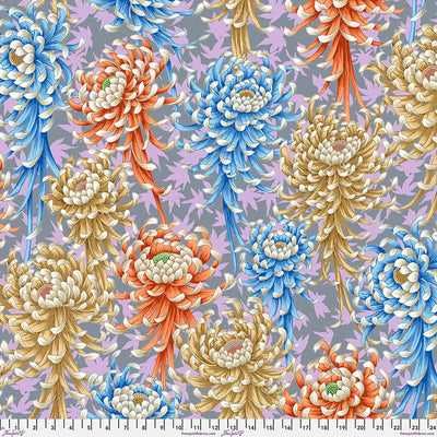 Pastel Spider Mums Cotton 44"/46" Fabric Per Yard - Prismatic Fiber Arts