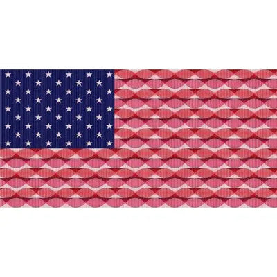 Patriotic Pop Flag - Panel - Prismatic Fiber Arts