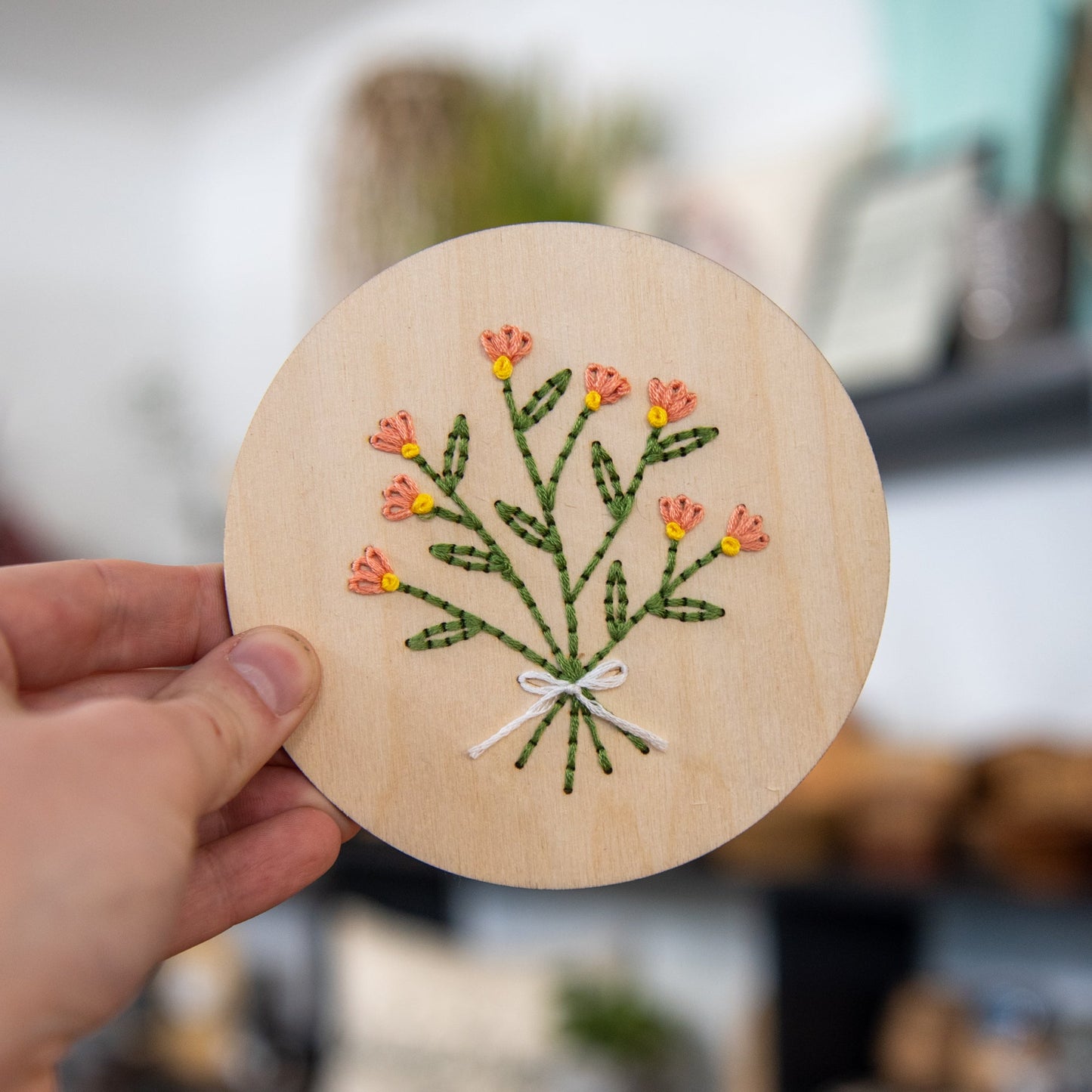 Peonie Bouquet Embroidery Kit - Prismatic Fiber Arts