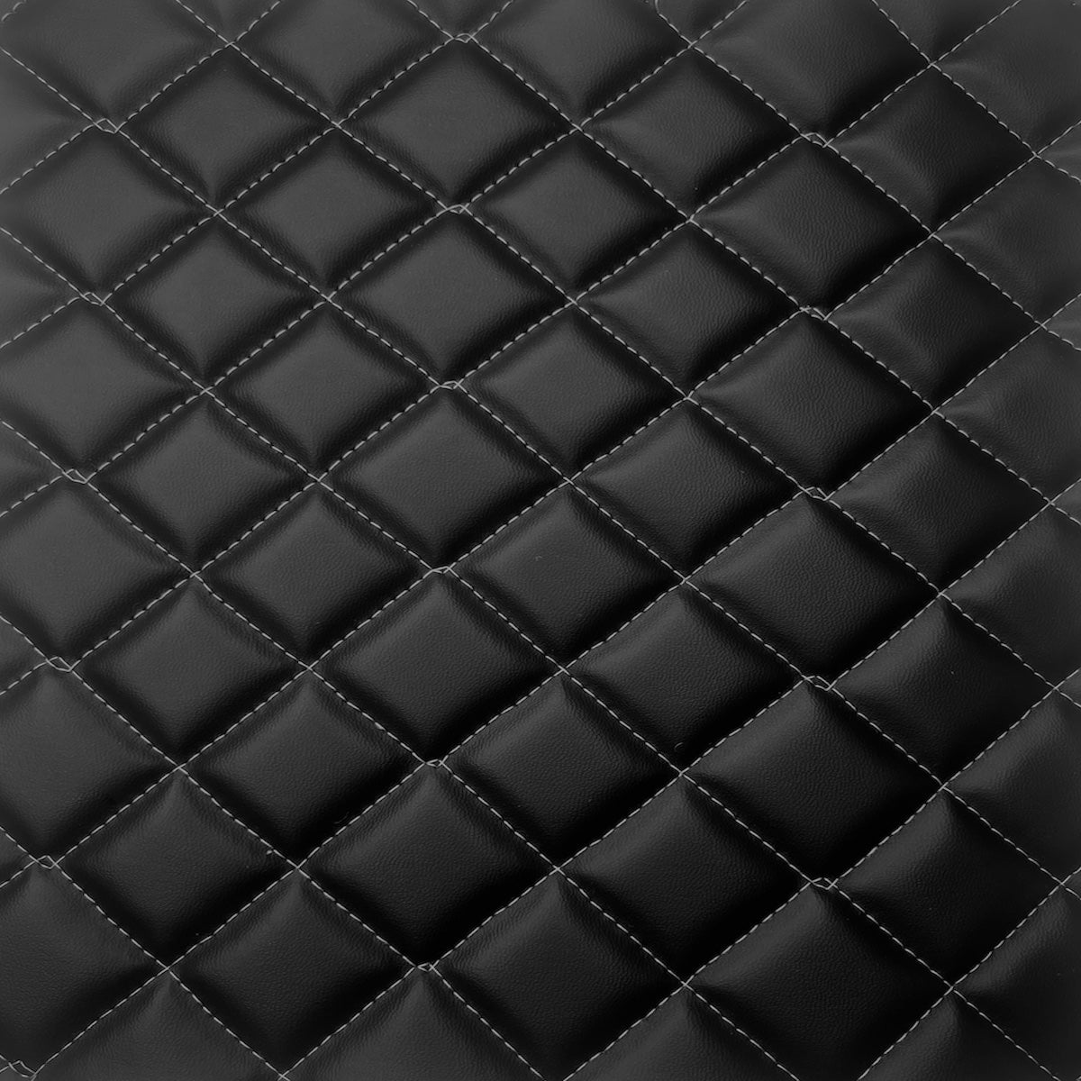 Diamond Quilted Foam Backed Faux Leather Vinyl Fabric - Prismatic Fiber Arts