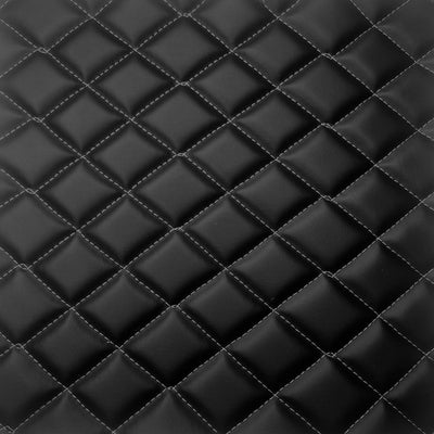 Diamond Quilted Foam Backed Faux Leather Vinyl Fabric - Prismatic Fiber Arts