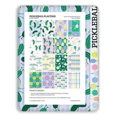 Pickleball Playtime Fat Quarter Bundle - Prismatic Fiber Arts
